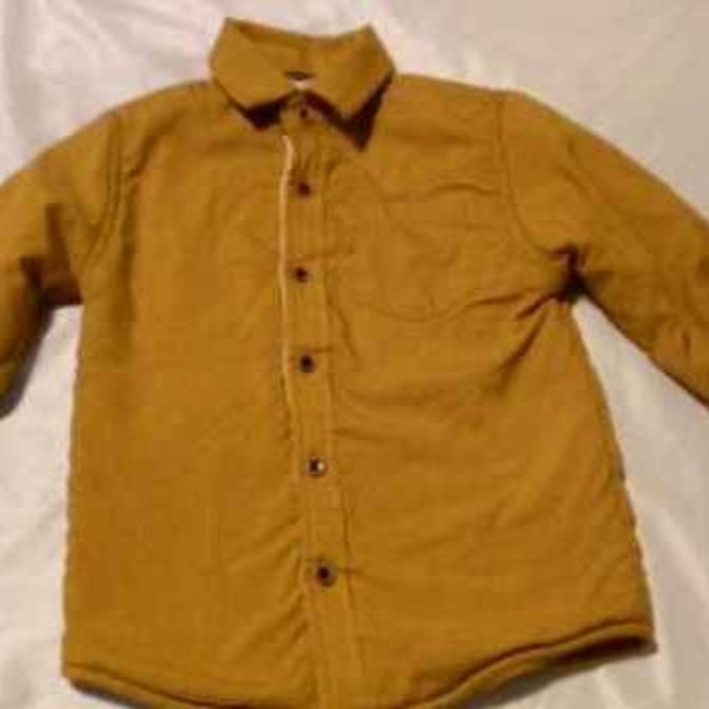 Kids Sherpa Lined Tan Jacket